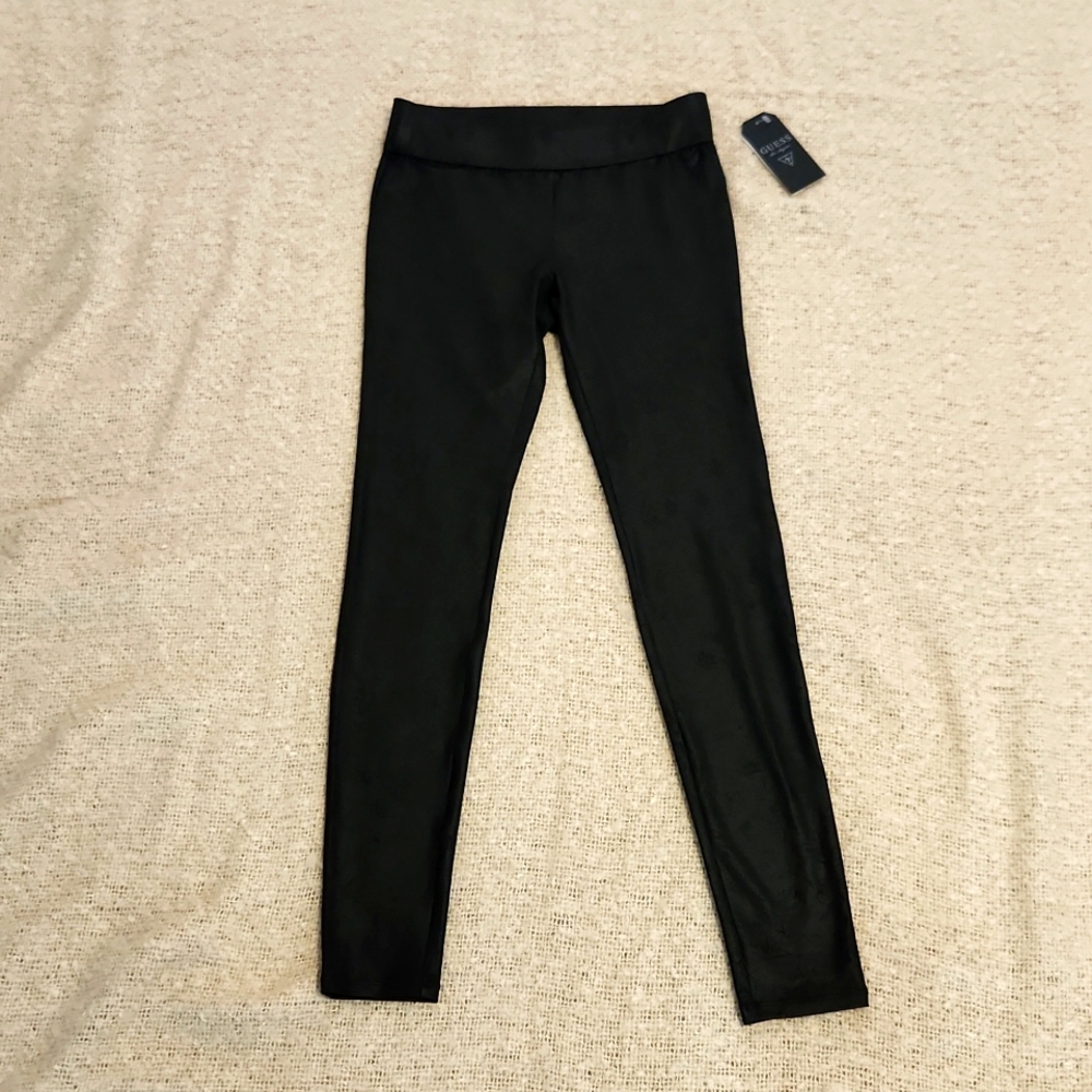 NWT Coated Guess leggings